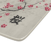 Orientalische Art Sakura Cherry Blossom Art Schneidebrett (Ecke)