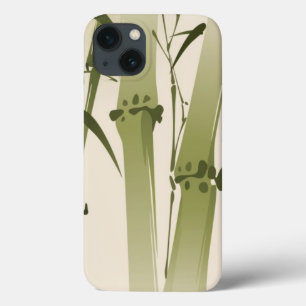 Orientalische Artmalerei, Bambusniederlassungen 2 iPhone 13 Hülle