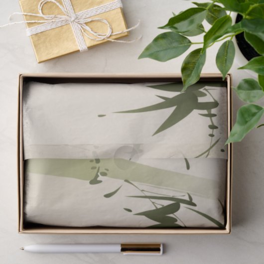 Orientalische Artmalerei, Bambusniederlassungen 2 Seidenpapier (Geschenk)