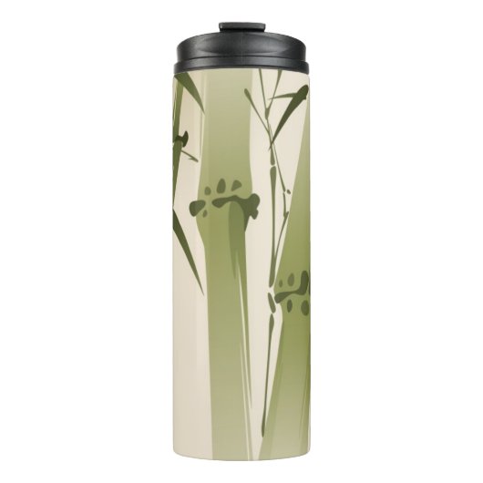 Orientalische Artmalerei, Bambusniederlassungen 2 Thermosbecher (Vorderseite)