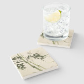 Orientalische Artmalerei, Bambusniederlassungen Steinuntersetzer (Seitenansicht)