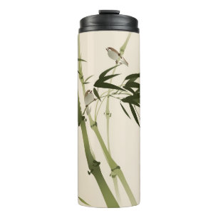 Orientalische Artmalerei, Bambusniederlassungen Thermosbecher