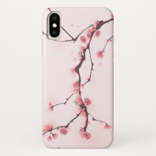 Orientalische Artmalerei, Kirschblüte iPhone X Hülle