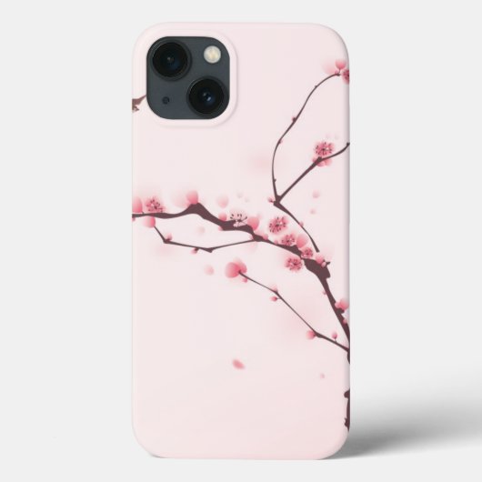 Orientalische Artmalerei, Kirschblüte Case-Mate iPhone Hülle (Rückseite)