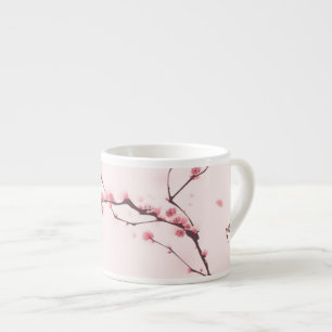 Orientalische Artmalerei, Kirschblüte Espressotasse
