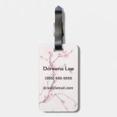 Orientalische Artmalerei, Kirschblüte Gepäckanhänger (Rückseite vertikal)