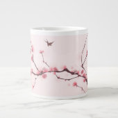 Orientalische Artmalerei, Kirschblüte Jumbo-Tasse (Vorderseite)