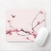 Orientalische Artmalerei, Kirschblüte Mousepad (Mit Mouse)