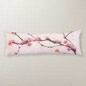 Orientalische Artmalerei, Kirschblüte Seitenschläferkissen (Rückseite)
