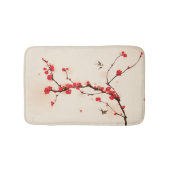 Orientalische Artmalerei, Pflaumenblüte im Badematte (Vorderseite)