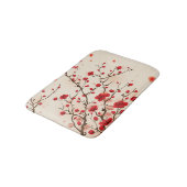 Orientalische Artmalerei, Pflaumenblüte im Badematte (Schrägansicht)