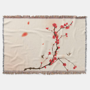 Orientalische Artmalerei, Pflaumenblüte im Decke