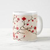 Orientalische Artmalerei, Pflaumenblüte im Jumbo-Tasse (Vorderseite Rechts)