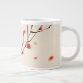 Orientalische Artmalerei, Pflaumenblüte im Jumbo-Tasse (Rechts)