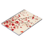 Orientalische Artmalerei, Pflaumenblüte im Notizblock (Linke Seite)
