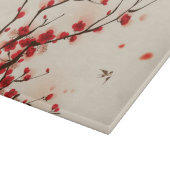 Orientalische Artmalerei, Pflaumenblüte im Schneidebrett (Ecke)