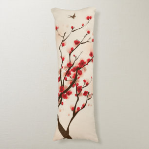 Orientalische Artmalerei, Pflaumenblüte im Seitenschläferkissen