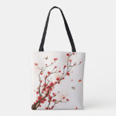 Orientalische Artmalerei, Pflaumenblüte im Tasche (Rückseite)