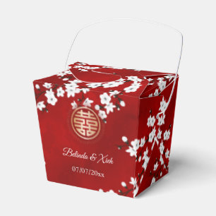 Orientalische Blumen Chinesische Hochzeit  Geschenkschachtel