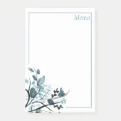 Orientalische Blüte Post-it Klebezettel (Vorderseite)