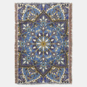 Orientalische Blüte: Vintager Teppich Decke (Vorderseite Vertikal)