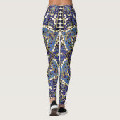Orientalische Blüte: Vintager Teppich Leggings (Rückseite)