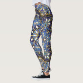Orientalische Blüte: Vintager Teppich Leggings (Links)