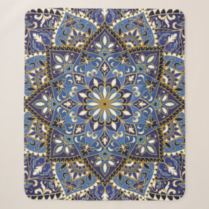 Orientalische Blüte: Vintager Teppich Sherpadecke