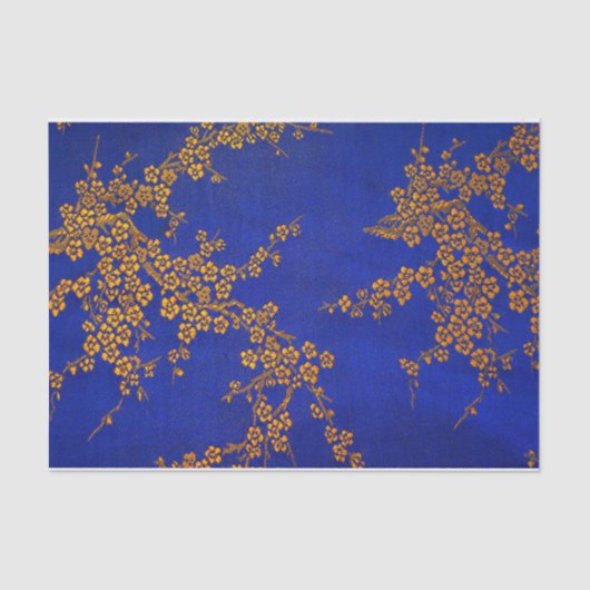 Orientalische Blüten der japanischen Kirsche Seidenpapier (Vorderseite)