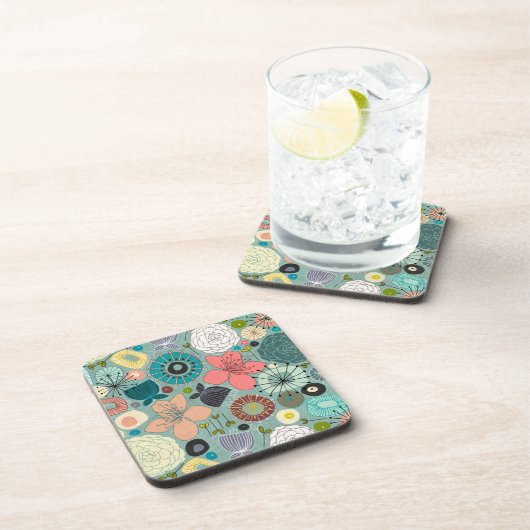 orientalische Blüten Untersetzer (Rechte Seite)