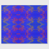 Orientalische Blütenblüten der japanischen Kirsche Geschenkpapier (Flach)