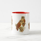 Orientalische Bucht-Eule Zweifarbige Tasse (Mittel)