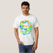 Orientalische Drachen/chinesische Drachen (Version T-Shirt (Vorne ganz)