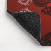 Orientalische Drachen Mousepad (Ecke)