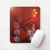 Orientalische Drachen Mousepad (Mit Mouse)