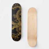 Orientalische Drachendarstellung Skateboard (Vorderseite)
