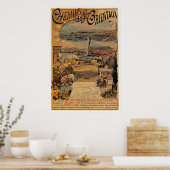 Orientalische Eisenbahnen nach Konstantinopel Poster (Küche)