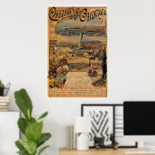 Orientalische Eisenbahnen nach Konstantinopel Poster (Heimbüro)
