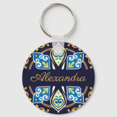 Orientalische Fliesen, Azulejos, mit dem Namen Sch Schlüsselanhänger (Vorderseite)