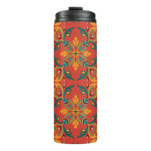 🧡💚💛Orientalische Fliesen, Azulejos Thermosbecher