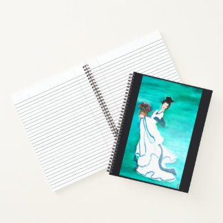 Orientalische Frau Spiralblock Notizblock