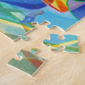 Orientalische Geburt Christisszene, Mary, Jesus Puzzle (Seite)