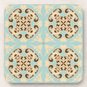 Orientalische geometrische Untersetzer (Vorderseite)
