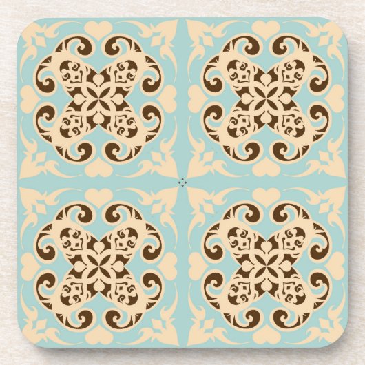 Orientalische geometrische Untersetzer (Vorderseite)