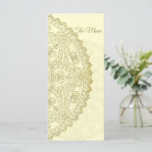 Orientalische Hochzeit - Menükarte (Stehend Vorderseite)