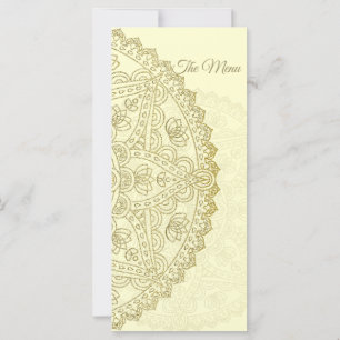 Orientalische Hochzeit - Speisekarte