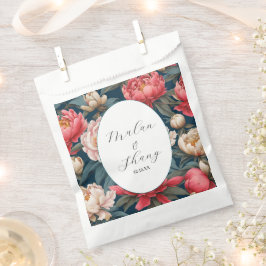 Orientalische Hochzeit zwischen Rosa und Weißen Geschenktütchen