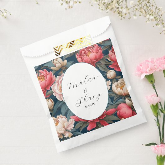 Orientalische Hochzeit zwischen Rosa und Weißen Geschenktütchen (Versiegelt)