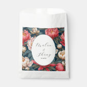 Orientalische Hochzeit zwischen Rosa und Weißen Geschenktütchen (Vorderseite)