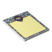 Orientalische Kacheln, Diagonale Azulejos Notizblock (angewinkelt)